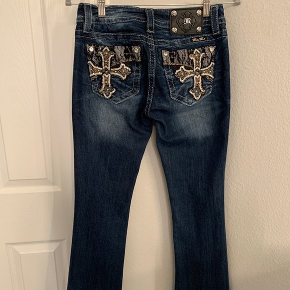 Miss Me Boot Cut Jeans 27 - Picture 1 of 5